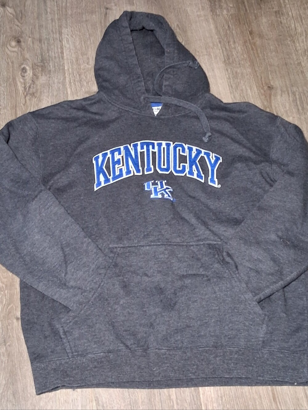 Vintage Section 101 by Majestic University of Kentucky Wildcats Hoodie Gray Men